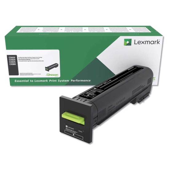 Lexmark 72K50Y0 Sarı Orjinal Toner - CS820 /  CX825 / CX860 (T17755)