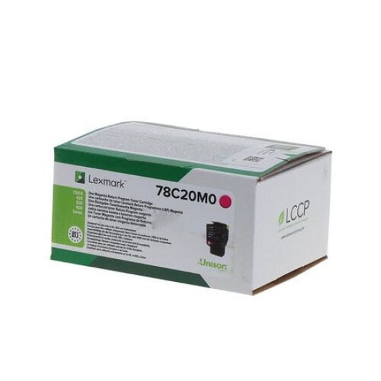 Lexmark 78C20M0 Kırmızı Orjinal Toner - CX622ade / CS421dn (T15363)