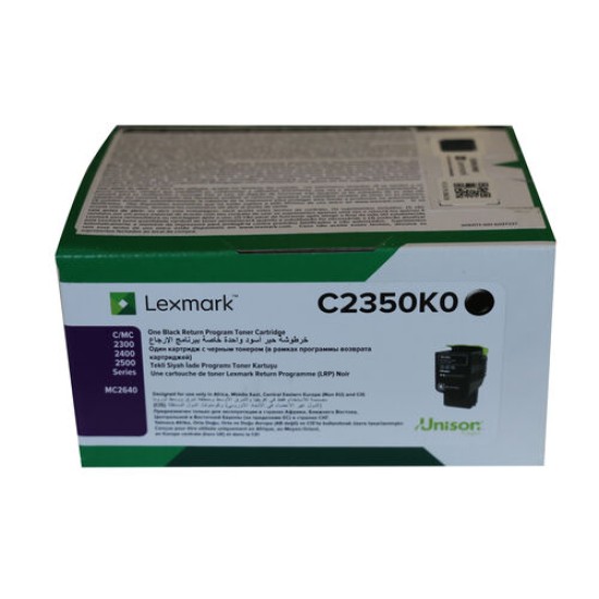 Lexmark C2350K0 Siyah Orjinal Toner - C2240 / C2325dw (T12865)