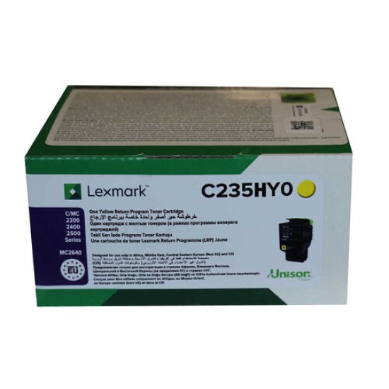 Lexmark C235HY0 Sarı Orjinal Toner - C2240 / C2325dw (T12868)