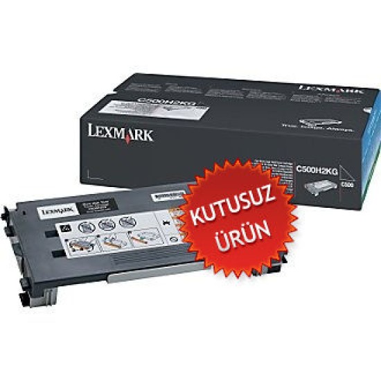 Lexmark C500H2KG Siyah Orjinal Toner - C500n (U) (T9078)