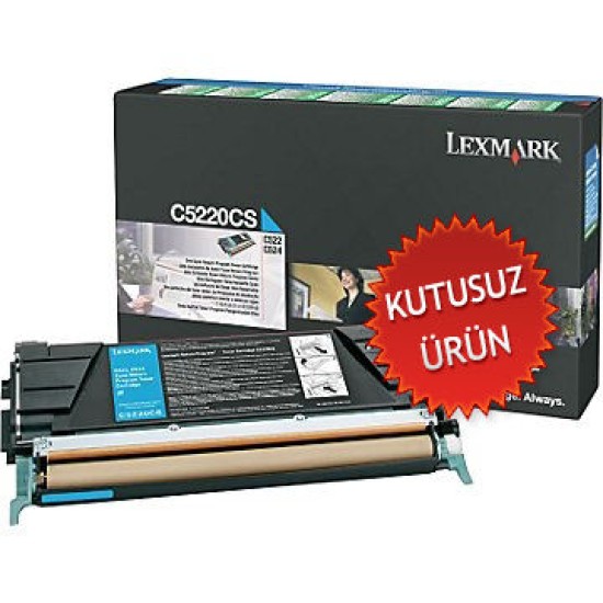 Lexmark C5220CS Mavi Orjinal Toner - C522 / C524 (U) (T9068)