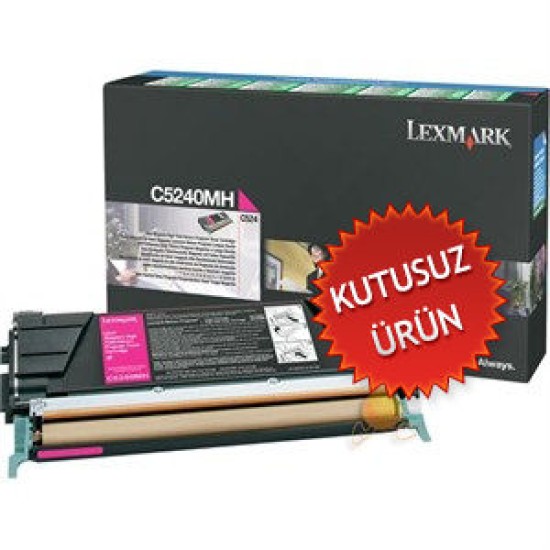 Lexmark C5240MH Kırmızı Orjinal Toner - C524 / C534 (U) (T9071)