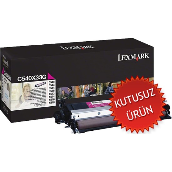 Lexmark C540X33G Kırmızı Orjinal Developer - C540 / C544 (U) (T17531)