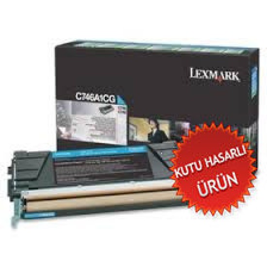 Lexmark C746A1CG Mavi Orjinal Toner - C746 / C748 (C) (T8461)