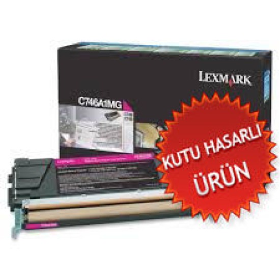 Lexmark C746A1MG Kırmızı Orjinal Toner - C746 / C748 (C) (T8458)