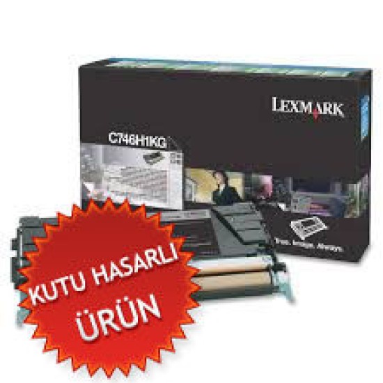 Lexmark C746H1KG Siyah Orjinal Toner Yüksek Kapasite - C746n (C) (T8460)