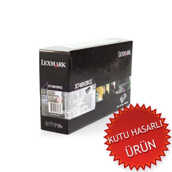 Lexmark C746H3KG Siyah Orjinal Toner Yüksek Kapasite - C746 / C748 (C) (T15020)