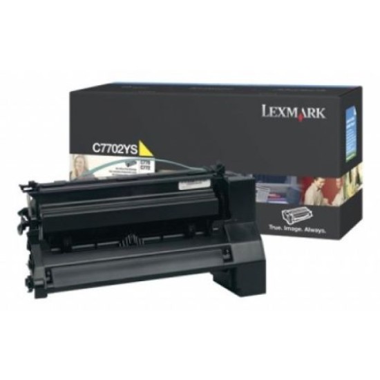 Lexmark C7702YS Sarı Orjinal Toner - C770 / C772 (B) (T8661)