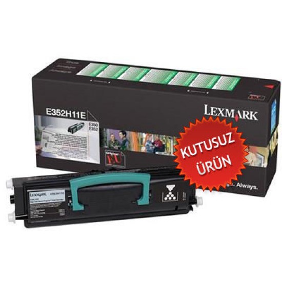 Lexmark E352H11E Siyah Orjinal Toner - E350 / E352 (U) (T9073)