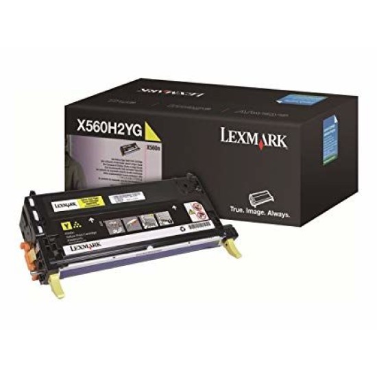 Lexmark X560H2YG Sarı Orjinal Toner - X560N (T9281)