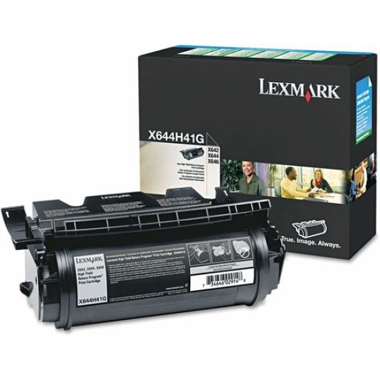 Lexmark X644H41G Siyah Orjinal Toner Yüksek Kapasite - X642 / X644 (T12057)