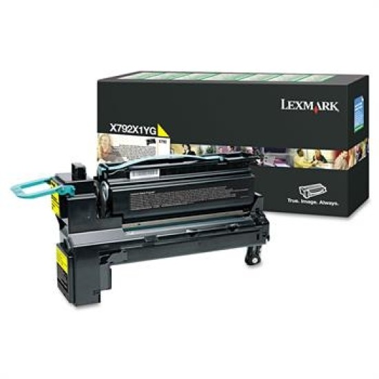 Lexmark X792X1YG Sarı Orjinal Toner - X792de (B) (T8978)