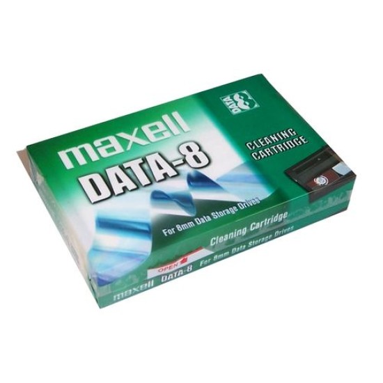 Maxell DATA-8 8mm Temizleme Kartuşu (Cleaning Tape) (T11336)