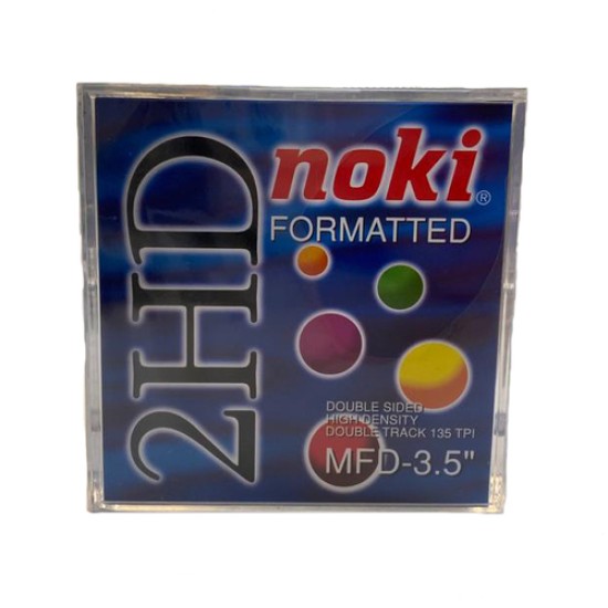 Noki MF2HD 3.5 HD 1,44 MB Floppy Disk - Biçimlendirilmiş Disket 10LU Paket (T16963)