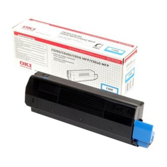 OKI 42127456 Mavi Orjinal Toner - C5250 / C5450 (T12351)