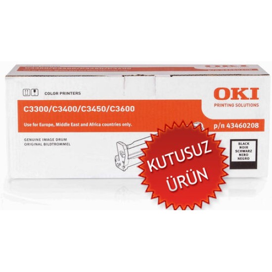 OKI 43460208 Siyah Orjinal Drum Ünitesi - C3300 / C3400 (U) (T15183)