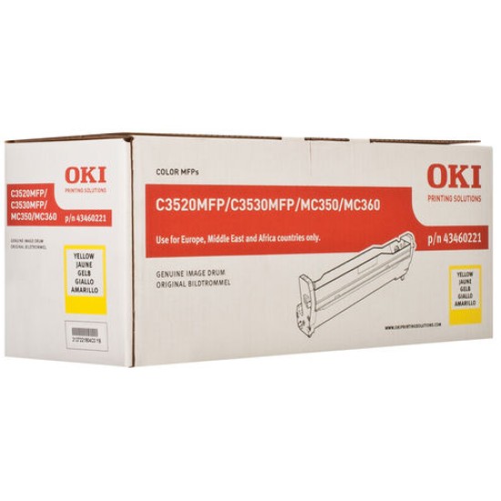 OKI 43460221 Sarı Orjinal Drum Unitesi - MC3530 / MC350 (T8588)