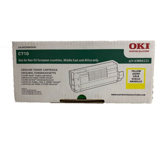 OKI 43866121 Sarı Orjinal Toner - C710 / C711 (T15744)