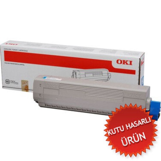 OKI 44844507 Mavi Orjinal Toner - C831 / C841 (C) (T14214)