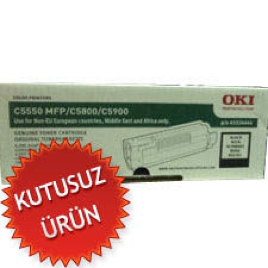 OKI 43324444 Siyah Orjinal Toner - C5500 / C5800 (U) (T9734)