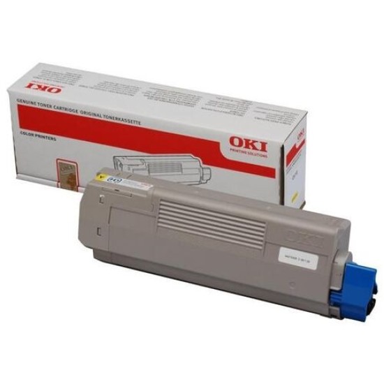 OKI 44315305 Sarı Orjinal Toner - C610 (T12407)