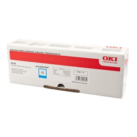 OKI 44315307 Mavi Orjinal Toner - C610 (T16263)