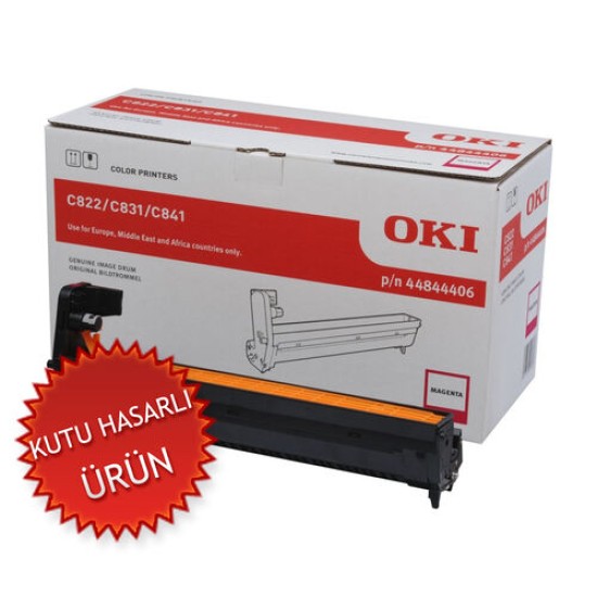 OKI 44844406 Kırmızı Orjinal Drum Ünitesi - C822 / C831 / C841 (C) (T15129)