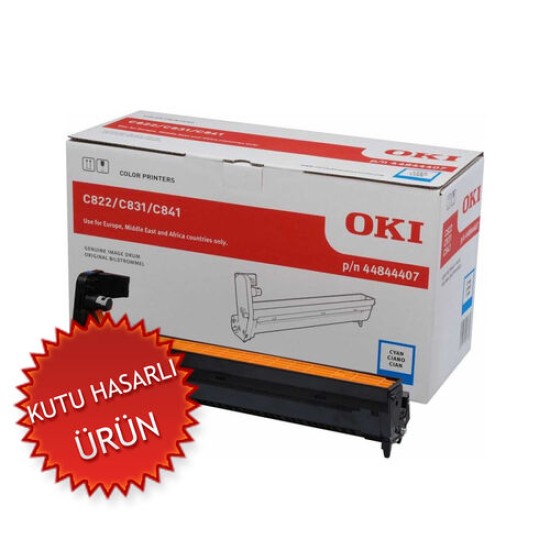 OKI 44844407 Mavi Orjinal Drum Ünitesi - C822 / C831 (C) (T15131)