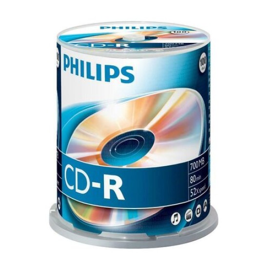 Philips 52X Speed 700 MB CD-R (100&#039;lü Paket) (T16043)