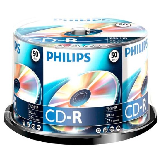 Philips 52X Speed 700 MB CD-R (50&#039;li Paket) (T16042)