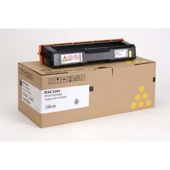 Ricoh 406482 SP-C310HE Sarı Orjinal Toner SP-C231SF, SP-C232, SP-C310, SP-C311 6,000 Sayfa (T11021)