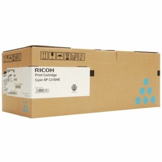 Ricoh 407637 SP-C310HE Mavi Orjinal Toner SP-C231SF, SP-C232, SP-C310, SP-C311 6,000 Sayfa (T11024)