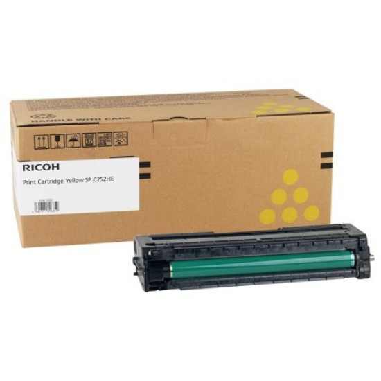 Ricoh 407719 SP-C252HY Sarı Orjinal Toner SP-C252, SP-C250, SP-C260, SP-C262 (T11028)