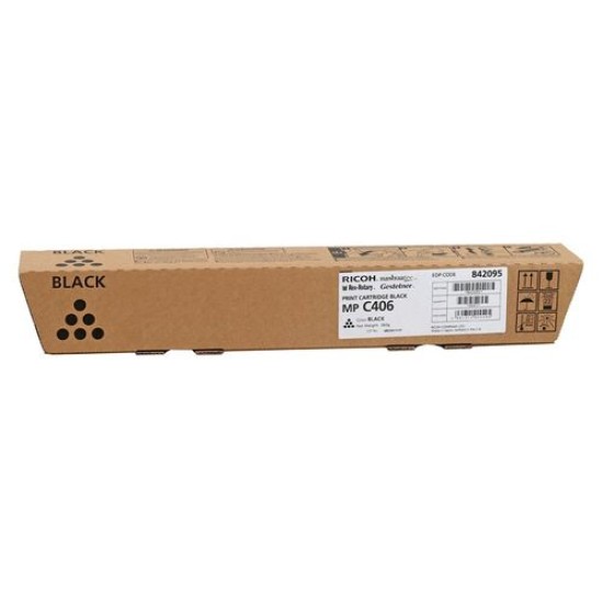 Ricoh 842095 MP-C306, MP-C307, MP-C406 Siyah Orjinal Toner (T12484)