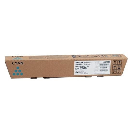 Ricoh 842096 MP-C306, MP-C307, MP-C406 Mavi Orjinal Toner (T12483)