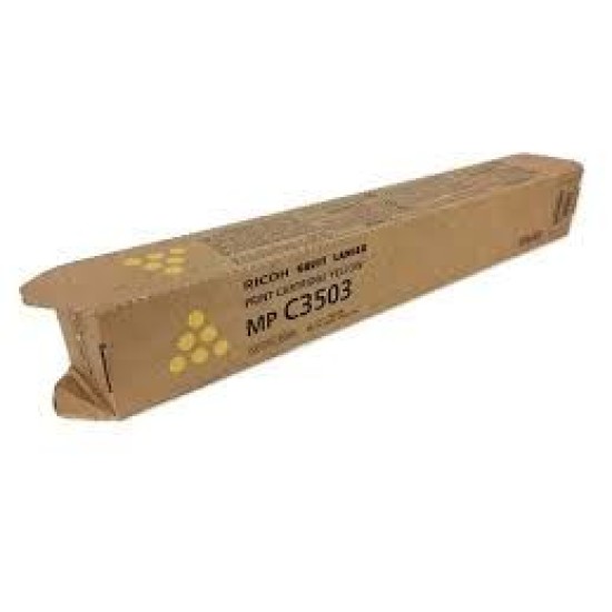 Ricoh C3503 Sarı Orjinal Toner MP-C 3003-3004-3503-3504-4504-5504 (841814) (T10284)