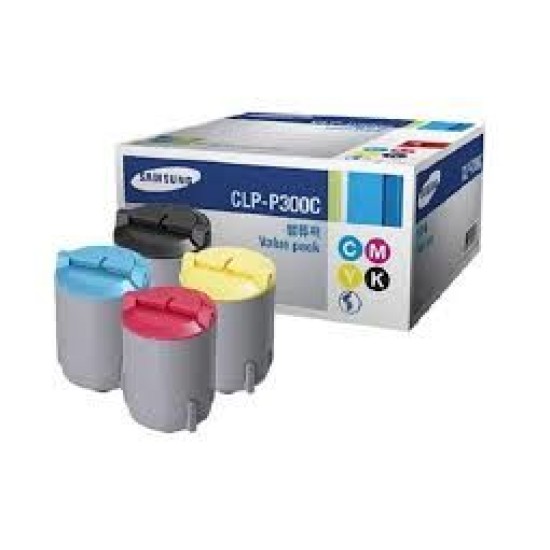 Samsung CLP-P300C/SEE 4Lü Paket Orjinal Toner (T9454)