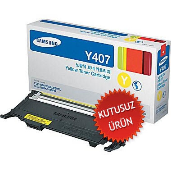 Samsung CLT-Y407S Sarı Orjinal Toner - CLP-320 / CLP-325 (U) (T9590)