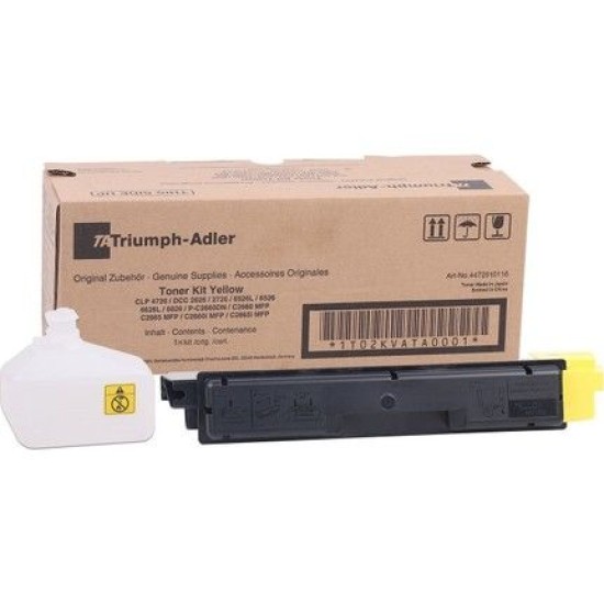 Triumph Adler CLP-4726, DCC-2626 / DCC-2726 / DCC-6526 Sarı Orjinal toner (4472610116) (T9811)