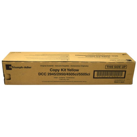 Triumph Adler DCC-2945, DCC-2950 Sarı Orjinal Toner (654510016) (T11961)