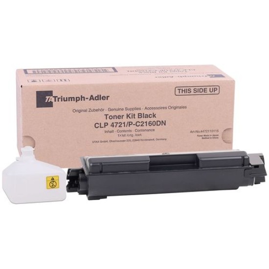 Triumph Adler P-C2160DN / CLP-4721 Siyah Orjinal Toner Utax CLP-3721 (4472110115 ) (T11836)