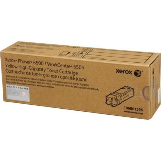 Xerox 106R01596 Sarı Orjinal Toner Yüksek Kapasite - Phaser 6500 (T11674)